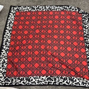 Large square Dior silk scarf
